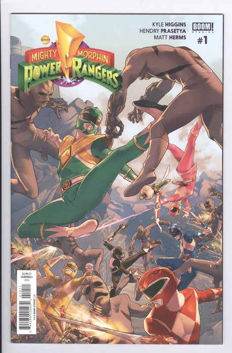 Mighty Morphin Power Rangers BOOM Studios #1 Cover A Regular Jamal Campbell - for just $9.99! 