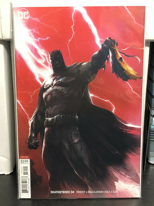 Deathstroke #34 vs Batman Francesco Mattina Cover B Variant DC Comics 2018 - for just $9.99! 