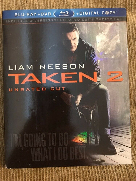 TAKEN AND TAKEN 2 Blu-ray Set Liam Neeson Extended And Unrated 2009 2012 - for just $14.99! 