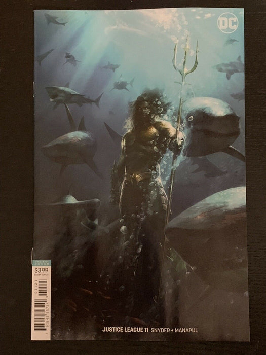 Justice League #11 Francesco Mattina Movie Cover B Variant DC Comics Aquaman - for just $14.99! 