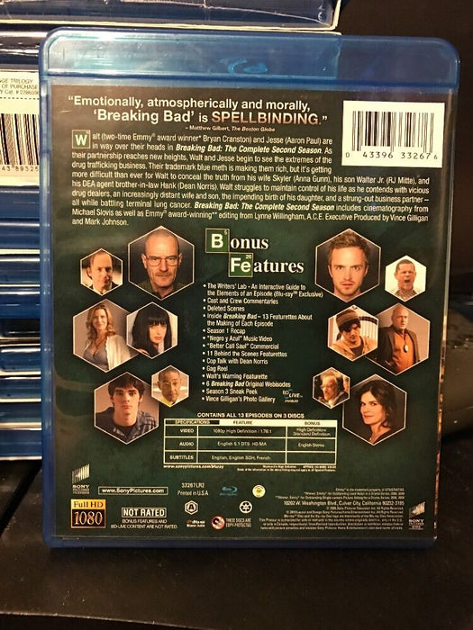Breaking Bad: The Complete Second Season (Blu-ray Disc, 2010, 3-Disc Set) - for just $7.99! 