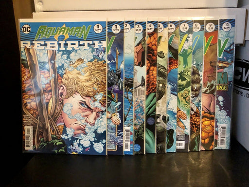 Aquaman #1-34 W/ Rebirth 1 And Annual 1 Complete Set 1st Print 2016 DC Comics - for just $199.99! 