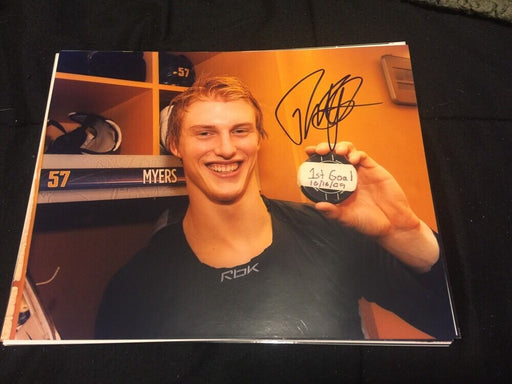 Tyler Myers Signed Buffalo Sabres 8x10 photo Winnipeg Jets Proof First Goal Pic - for just $14.99! 