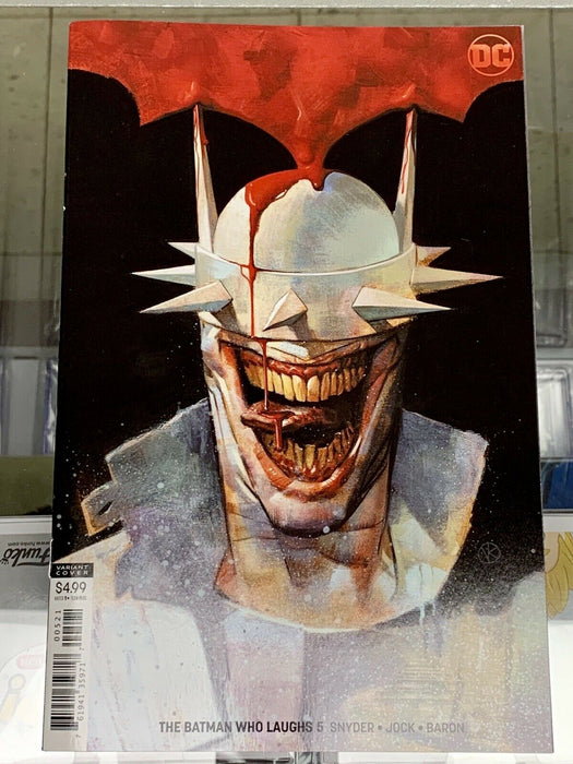 Batman Who Laughs #5 Set Of 2 Jock Cover & Kalvachev Variant DC Comics 2019 - for just $14.99! 