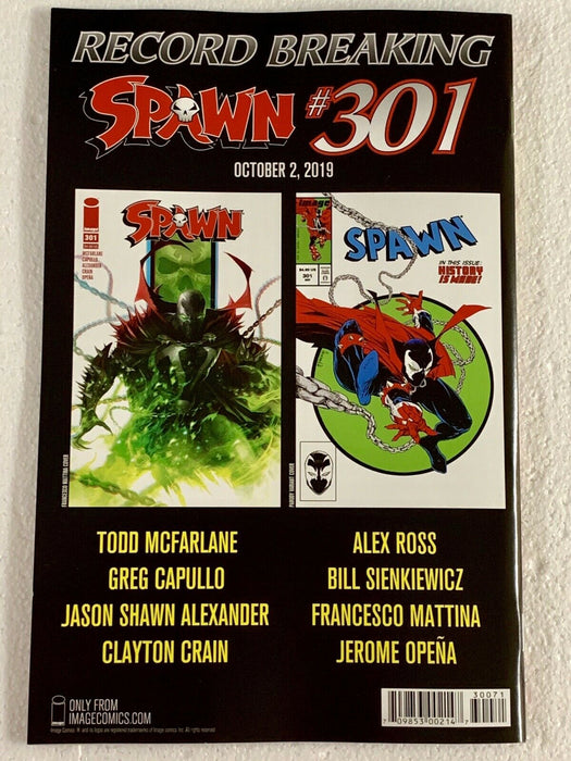 Spawn #300 Campbell Cover G Variant Image Comics Todd Mcfarlane 1st She-Spawn - for just $15! 