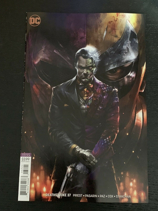 Deathstroke #37 Francesco Mattina Cover B Variant Two-Face Batman 2018 - for just $14.99! 