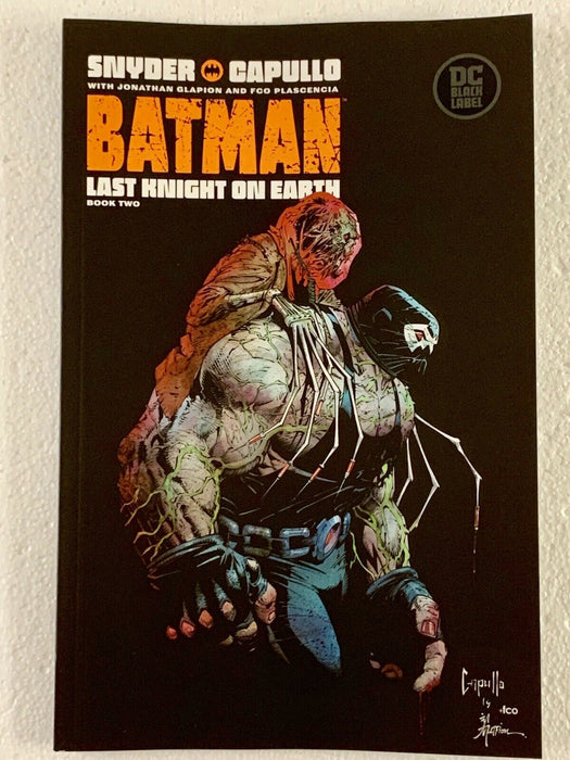 BATMAN LAST KNIGHT ON EARTH #2 Greg Capullo Bane Cover B 2019 Black Label - for just $8.99! 