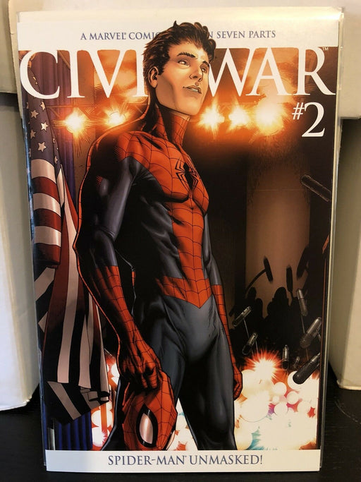 Civil War #2 Michael Turner Spider-Man Unmasked Variant (2006) Marvel Comics - for just $29.99! 