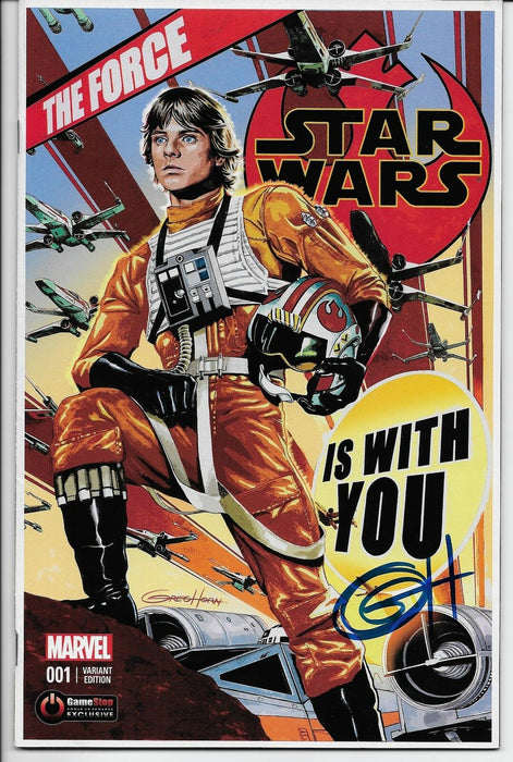 Star Wars #1 Gamestop Exclusive Greg Horn Variant Signed Marvel Comics - for just $69.99! 