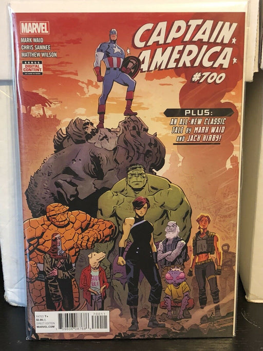 Captain America #700 Cover A First Print (2018) Marvel Comics Legacy - for just $7.99! 