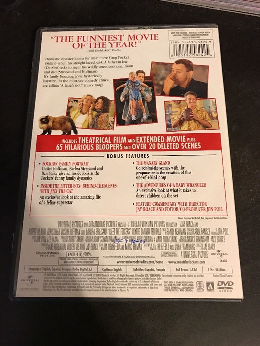 Meet the Fockers (DVD, 2005, Full Frame) Ben Stiller Robert De Niro Hoffman - for just $4.99! 