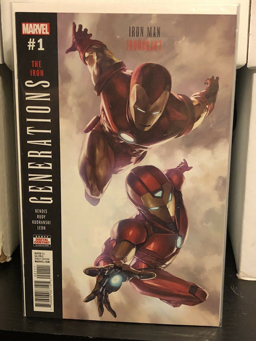 Generations The Iron #1 Iron Man & Ironheart Marvel Comics 2017 Riri Tony Stark - for just $9.99! 