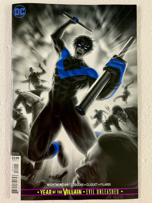 Nightwing #64 Warren Louw Cover B Variant YOTV 2019 DC Comics Year Of Villain - for just $6.99! 
