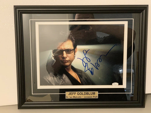 Jeff Goldblum Jurassic Park Signed 11x14 Framed Glossy Photo W/ JSA COA - for just $250! 
