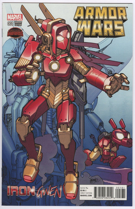 MARVEL COMICS ARMOR WARS #1 VARIANT EDITION IRON GWEN - for just $9.99! 