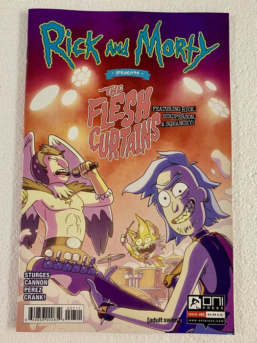 Rick And Morty PRESENT Flesh Curtains #1 Cannon And Enger Variant ONI PRESS 2019 - for just $17.99! 