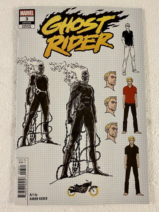 Ghost Rider #3 1:10 Aaron Kuder Design Variant 2019 Ed Brisson Marvel Comics - for just $5.99! 