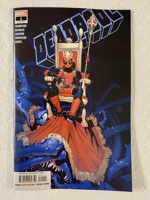 DEADPOOL #1 Bachalo Cover A 2019 Marvel First Appearance Of King Of Monsters - for just $7.99! 