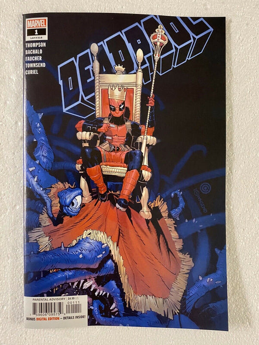 DEADPOOL #1 Bachalo Cover A 2019 Marvel First Appearance Of King Of Monsters - for just $7.99! 