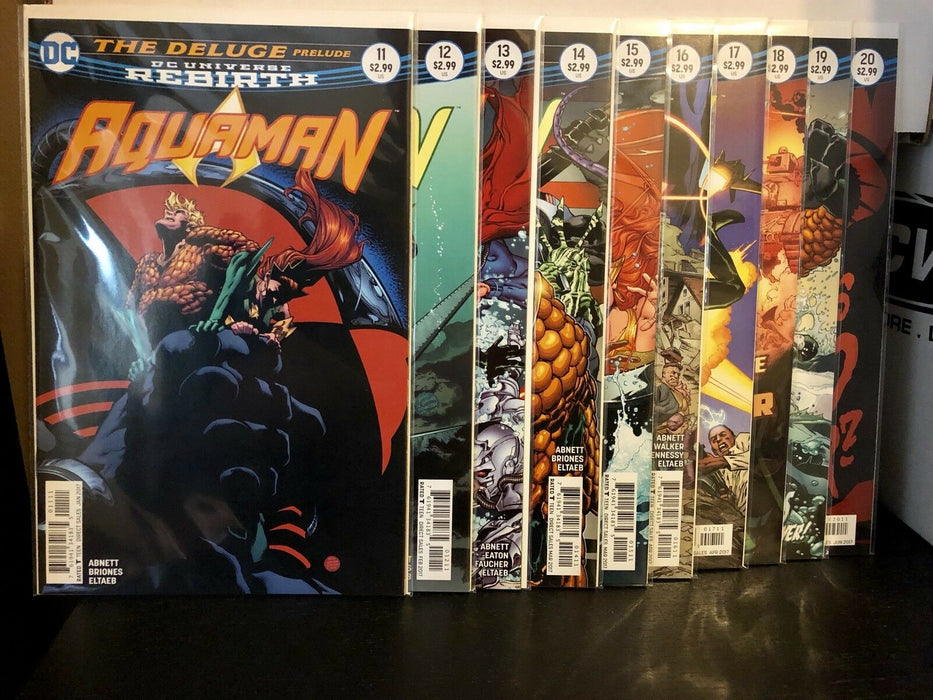 Aquaman #1-34 W/ Rebirth 1 And Annual 1 Complete Set 1st Print 2016 DC Comics - for just $199.99! 