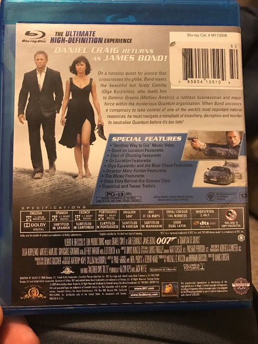 Quantum of Solace (Blu-ray Only 2012 James Bond 007 - for just $6.99! 