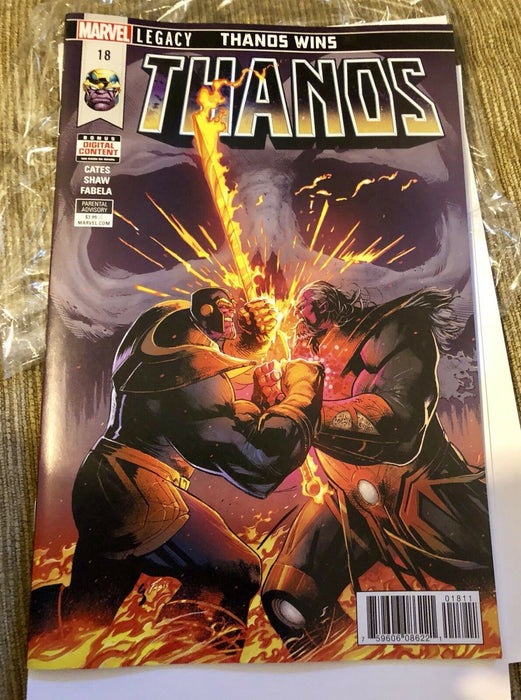 Thanos #18 First Print Marvel Legacy Wins Donny Cates Geoff Shaw - for just $14.99! 