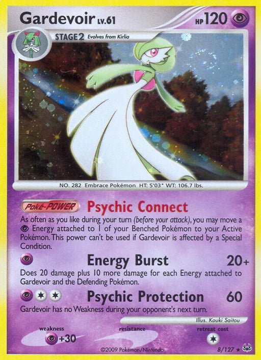 Gardevoir (8/127) (Theme Deck Exclusive) [Platinum: Base Set] - for just $3.80! 