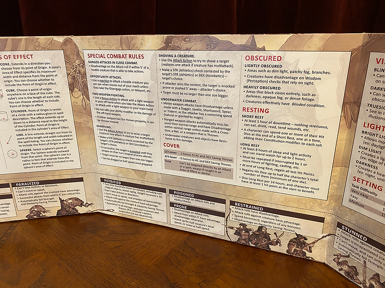 Stat Trackers - Game Master Screen - 5th Ed - for just $14.99! 