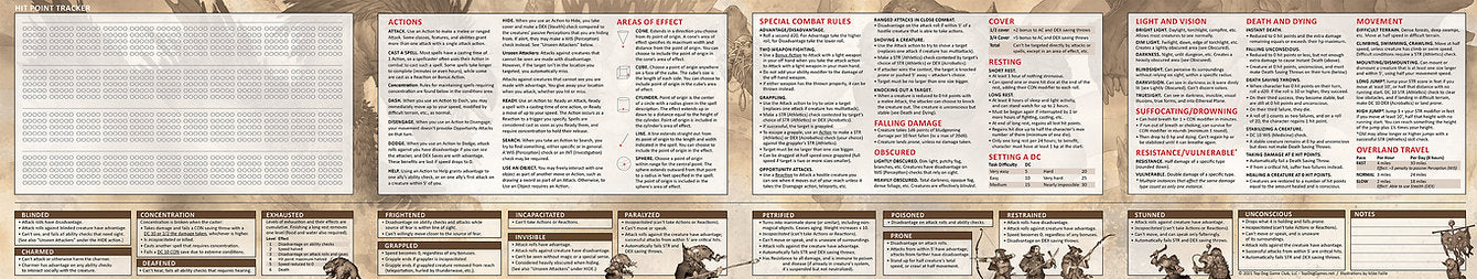 Stat Trackers - Game Master Screen - 5th Ed - for just $14.99! 