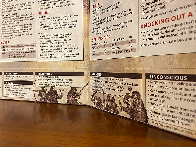 Stat Trackers - Game Master Screen - 5th Ed - for just $14.99! 