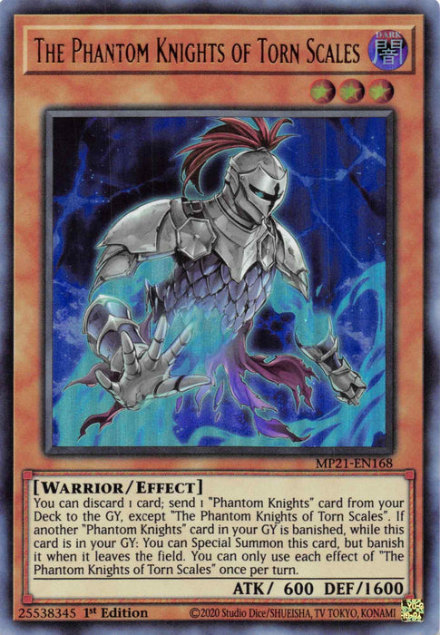 The Phantom Knights of Torn Scales [MP21-EN168] Ultra Rare - for just $0.50! 