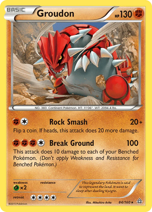 Groudon (84/160) [XY: Primal Clash] - for just $0.50! 