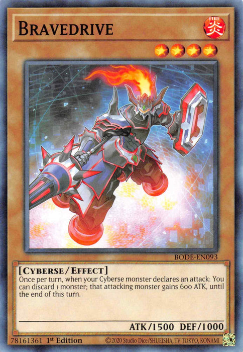 Bravedrive [BODE-EN093] Common - for just $0.10! 