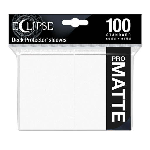 Ultra PRO: Standard 100ct PRO-Matte Sleeves - Eclipse (Arctic White) - Just $0! Shop now at Retro Gaming of Denver