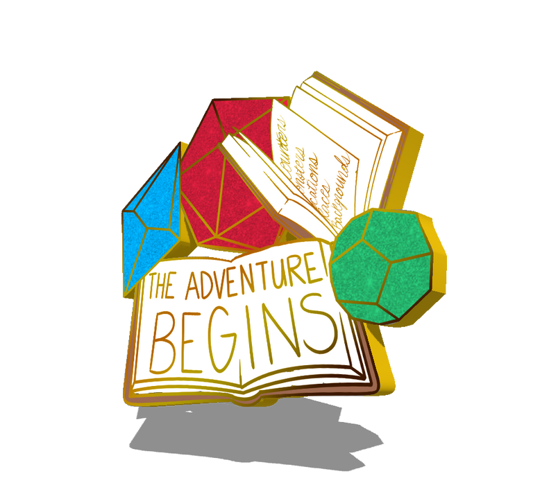 Dungeons & Dragons Role: Dungeon Master Enamel Pin - for just $12! 
