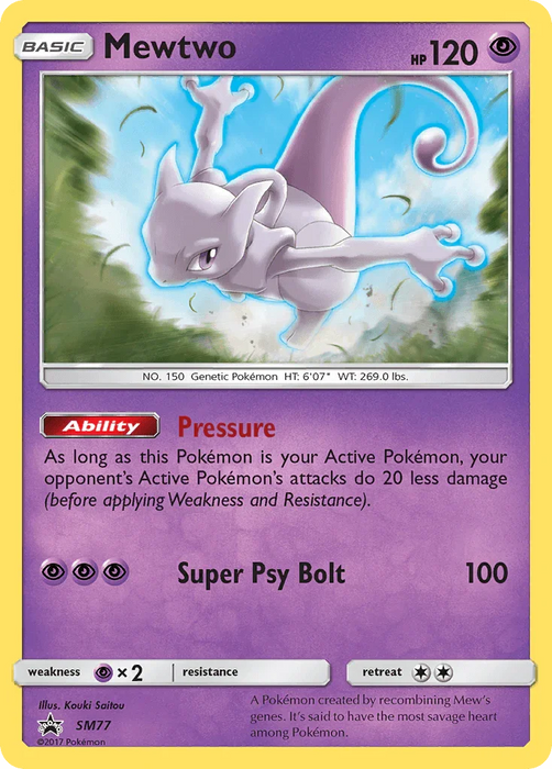 Mewtwo (SM77) [Sun & Moon: Black Star Promos] - for just $7.45! 