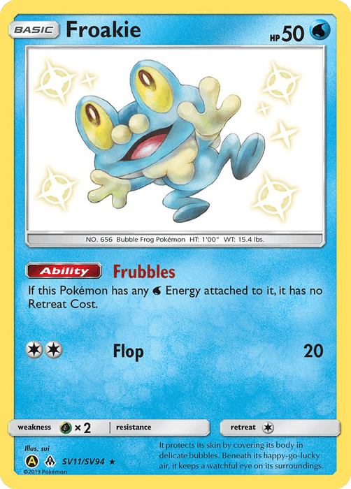 Froakie (SV11/SV94) [Sun & Moon: Hidden Fates - Shiny Vault] - for just $1.45! 