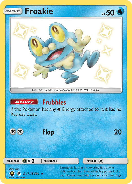 Froakie (SV11/SV94) [Sun & Moon: Hidden Fates - Shiny Vault] - for just $1.50! 