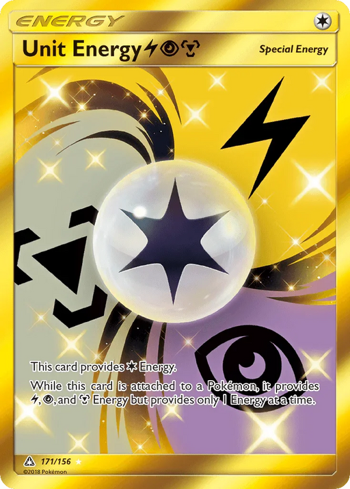 Unit Energy (171/156) (Lightning, Psychic, Metal) [Sun & Moon: Ultra Prism] - for just $5.75! 
