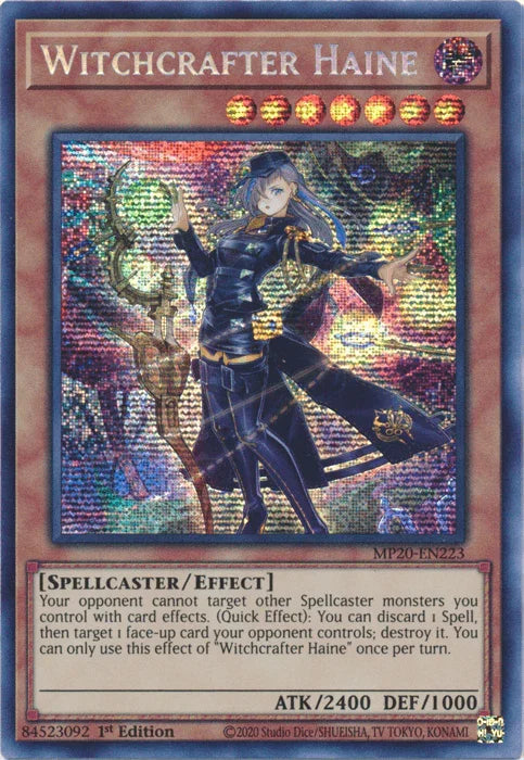 Witchcrafter Haine [MP20-EN223] Prismatic Secret Rare - for just $0.35! 