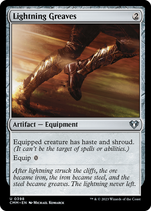 Lightning Greaves (CMM-398) - Commander Masters - for just $1.45! 