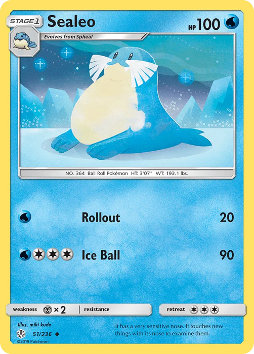 Sealeo (51/236) [Sun & Moon: Cosmic Eclipse] - for just $0.15! 