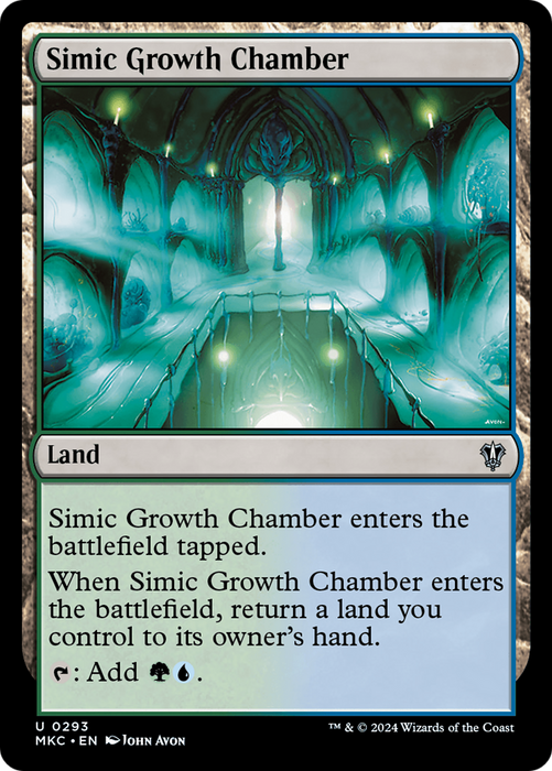 Simic Growth Chamber (MKC-293) - Murders at Karlov Manor Commander - for just $0.06! 