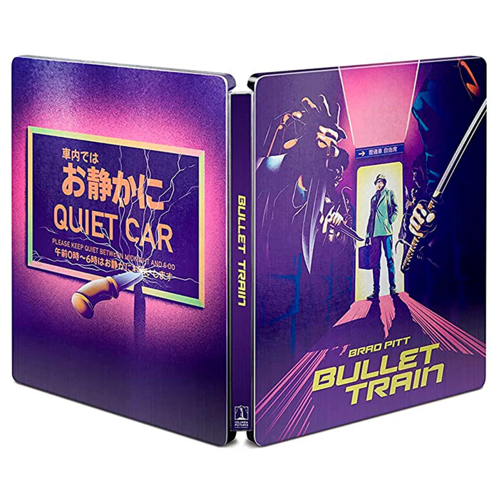 Bullet Train - Limited Edition Steelbook + Cards (4K / Blu-Ray + Digital) - for just $36.99! 