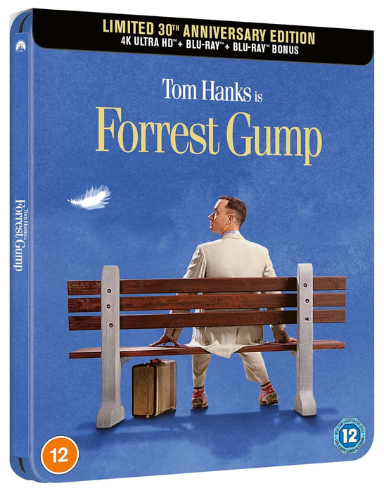 Forrest Gump 30th Anniversary - Limited Edition Steelbook (4K Ultra HD + Blu-ray + 2 CD’s + Digital) - for just $46.99! 