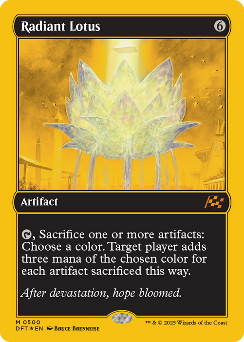 Radiant Lotus (DFT-500) - Aetherdrift Foil - for just $5.69! 