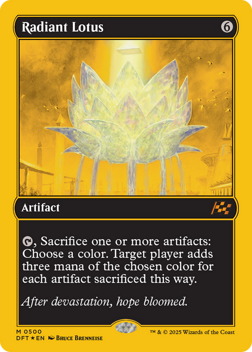 Radiant Lotus (DFT-500) - Aetherdrift Foil - for just $4.98! 