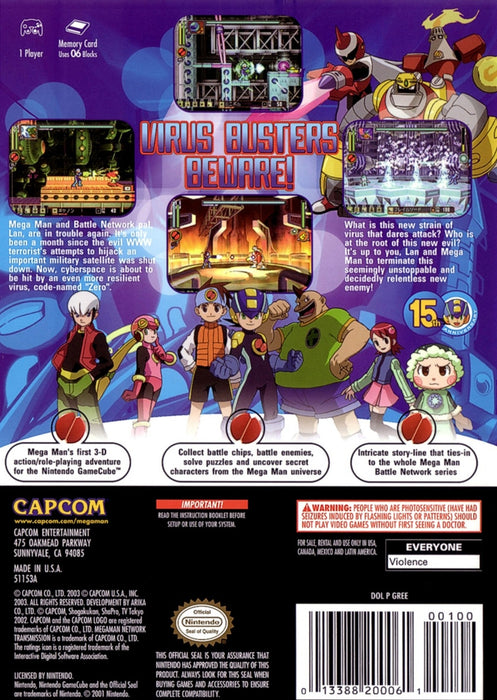 Mega Man: Network Transmission – GameCube (GC) - for just $23.99! 