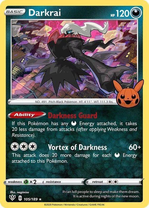 Darkrai (105/189) [Trick or Trade] - for just $0.15! 