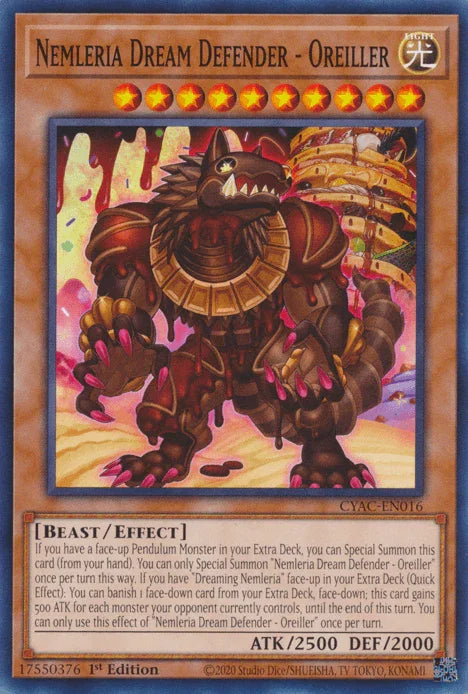 Nemleria Dream Defender - Oreiller [CYAC-EN016] Common - for just $0.10! 